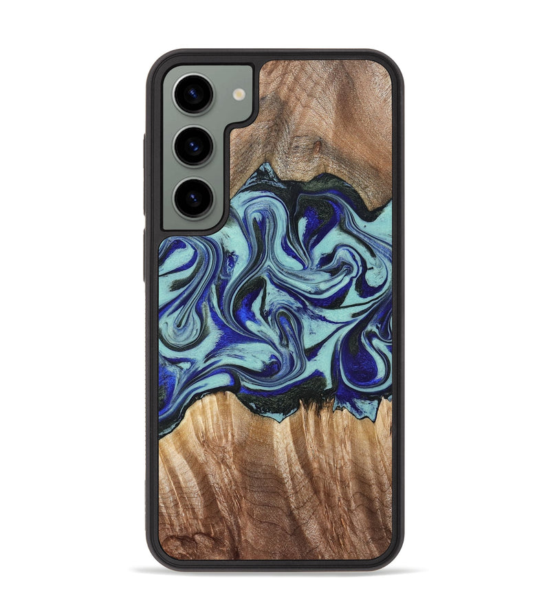 Galaxy S23 Plus Wood Phone Case - Idella (Green, 822319)