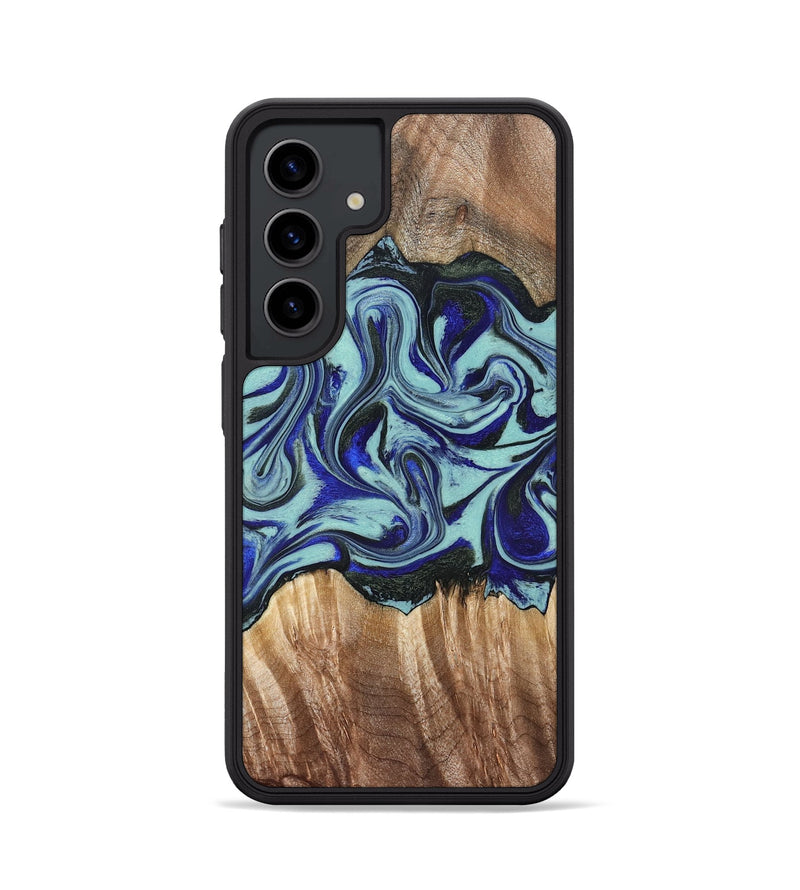 Galaxy S24 Wood Phone Case - Idella (Green, 822319)