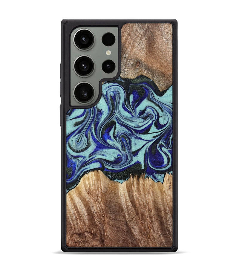 Galaxy S24 Ultra Wood Phone Case - Idella (Green, 822319)