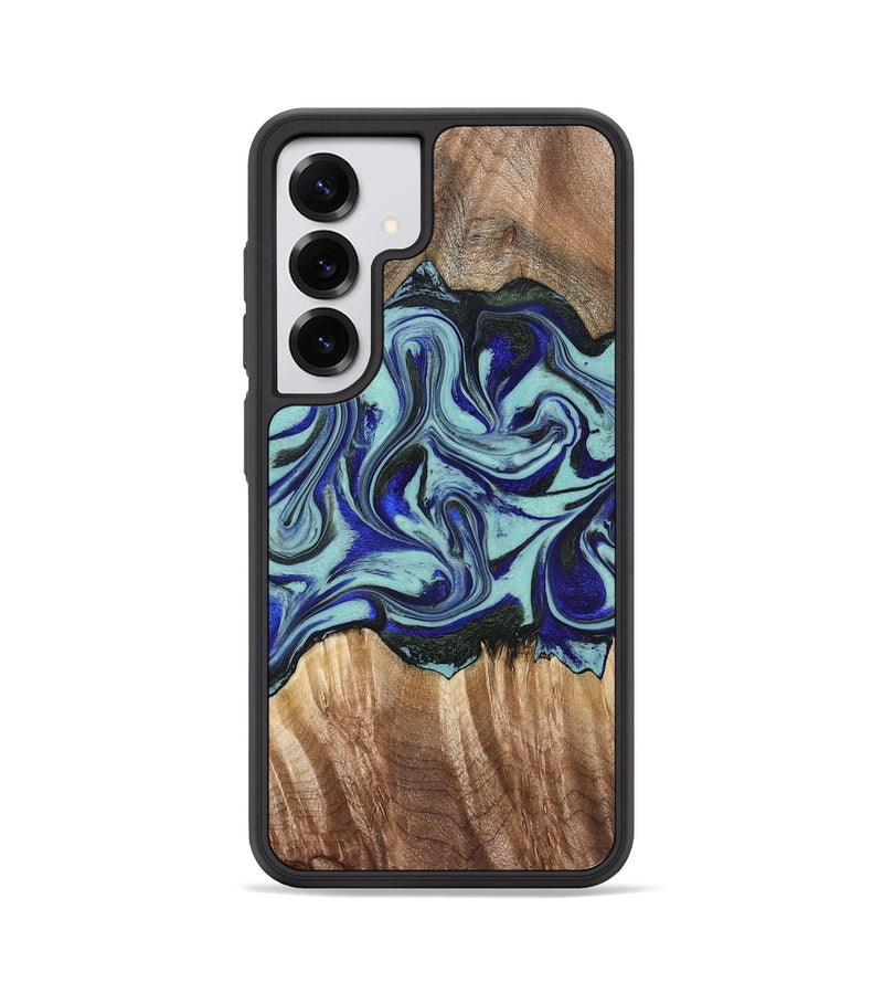 Galaxy S25 Wood Phone Case - Idella (Green, 822319)