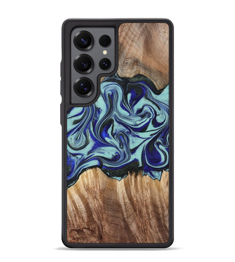 Galaxy S25 Ultra Wood Phone Case - Idella (Green, 822319)