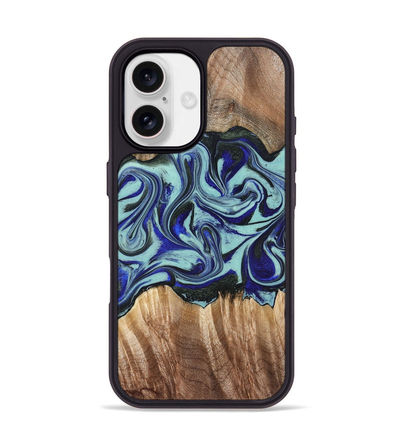 iPhone 17 Wood Phone Case - Idella (Green, 822319)