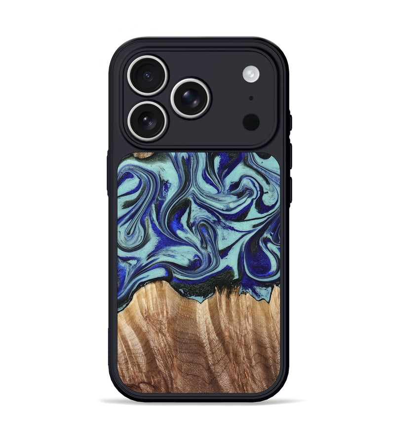 iPhone 17 Pro Wood Phone Case - Idella (Green, 822319)