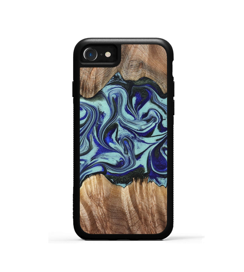 iPhone SE Wood Phone Case - Idella (Green, 822319)
