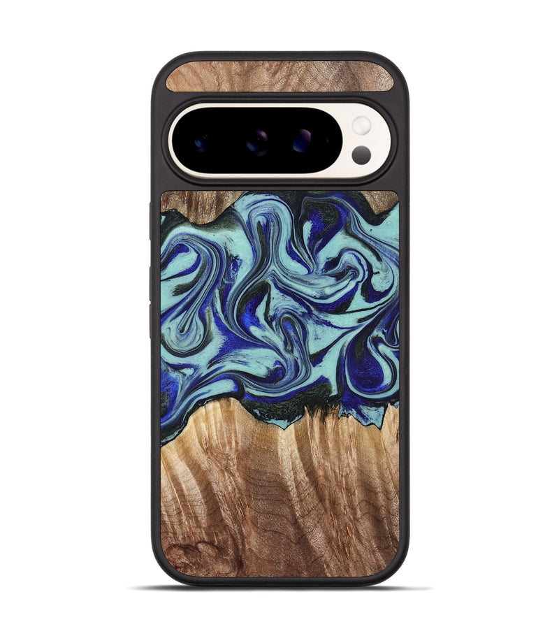 Pixel 9 Wood Phone Case - Idella (Green, 822319)