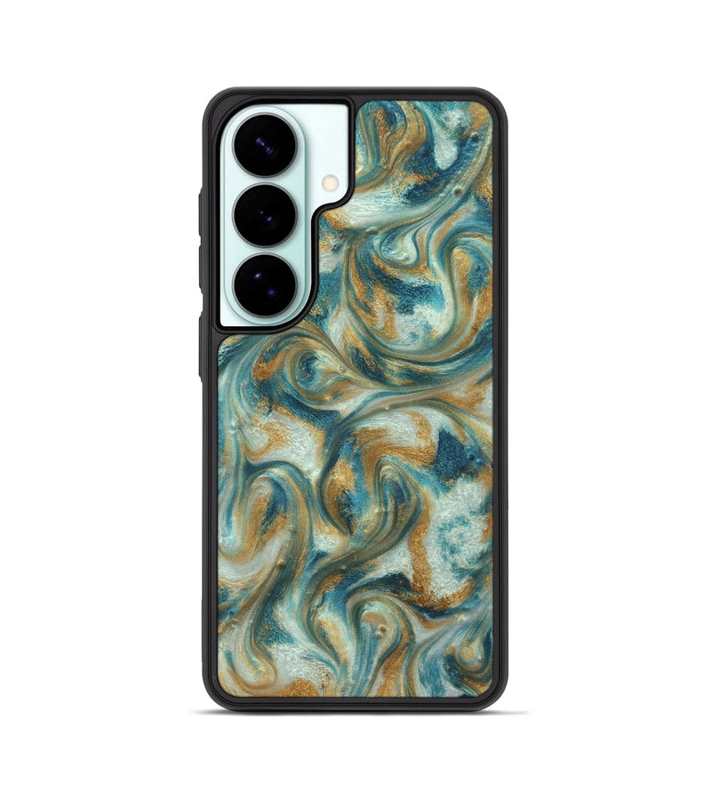 Galaxy S26 ResinArt Phone Case - Westyn (Teal & Gold, 822324)