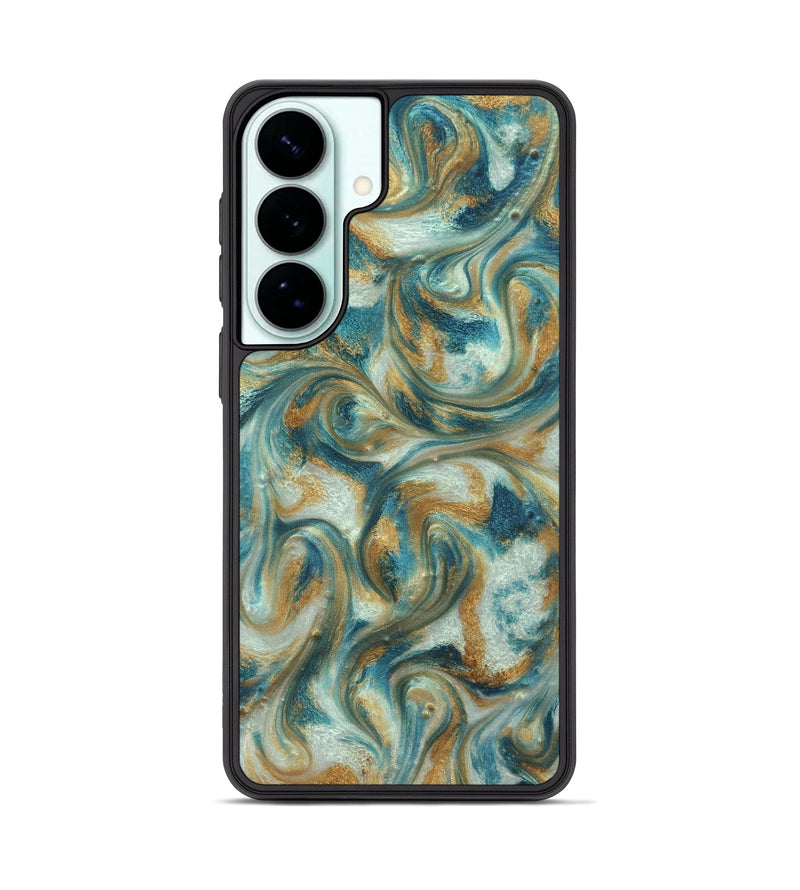 Galaxy S26 Plus ResinArt Phone Case - Westyn (Teal & Gold, 822324)