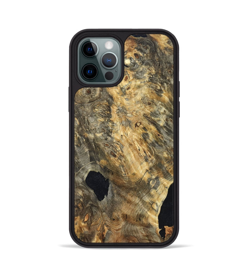 iPhone 12 Pro Wood Phone Case - Mallie (Wood Burl, 822327)