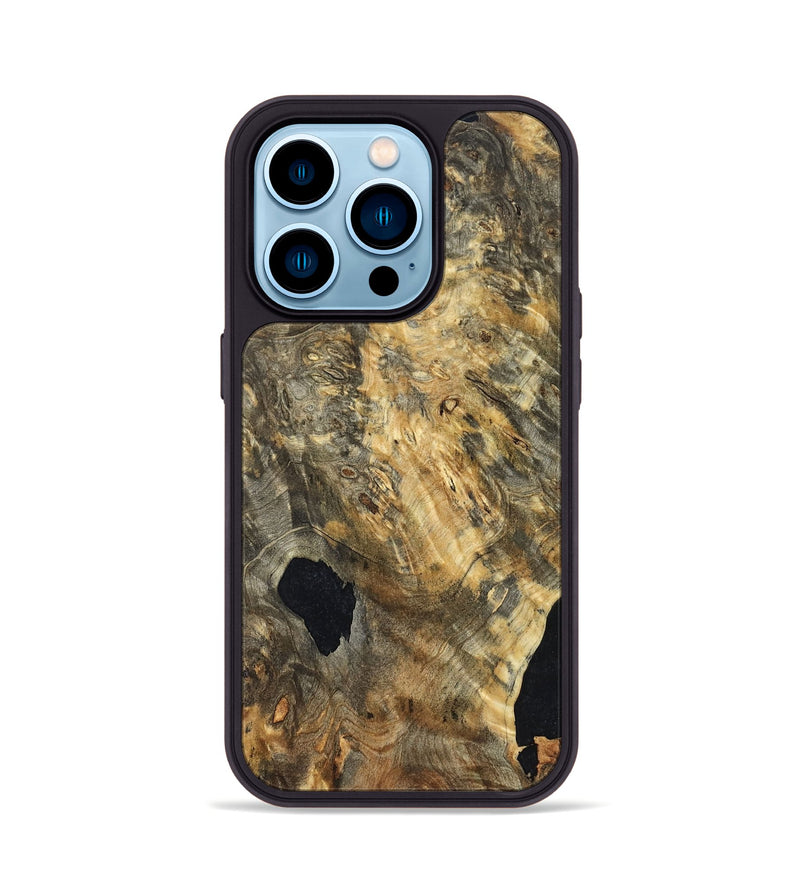 iPhone 14 Pro Wood Phone Case - Mallie (Wood Burl, 822327)