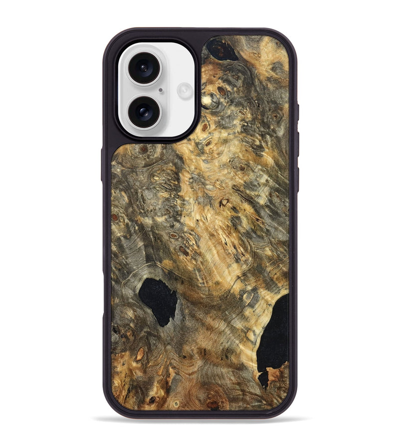 iPhone 16 Plus Wood Phone Case - Mallie (Wood Burl, 822327)