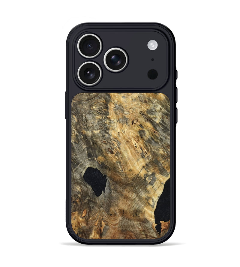 iPhone 17 Pro Wood Phone Case - Mallie (Wood Burl, 822327)