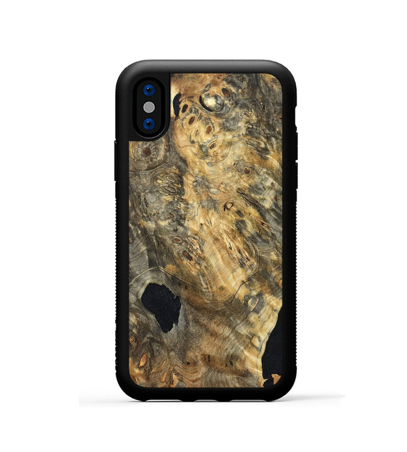 iPhone Xs Wood Phone Case - Mallie (Wood Burl, 822327)