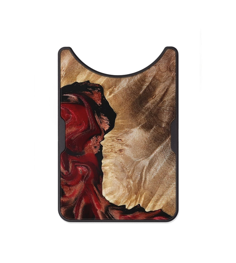 Alloy Wood Wallet - Etta (Red, 822333)
