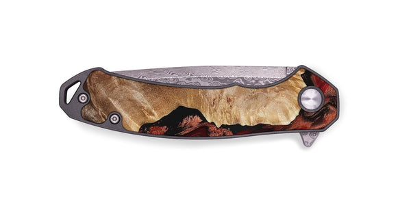 EDC Wood Pocket Knife - Etta (Red, 822333)