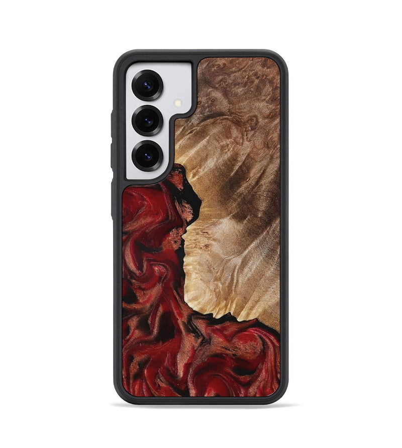 Galaxy S25 Wood Phone Case - Etta (Red, 822333)