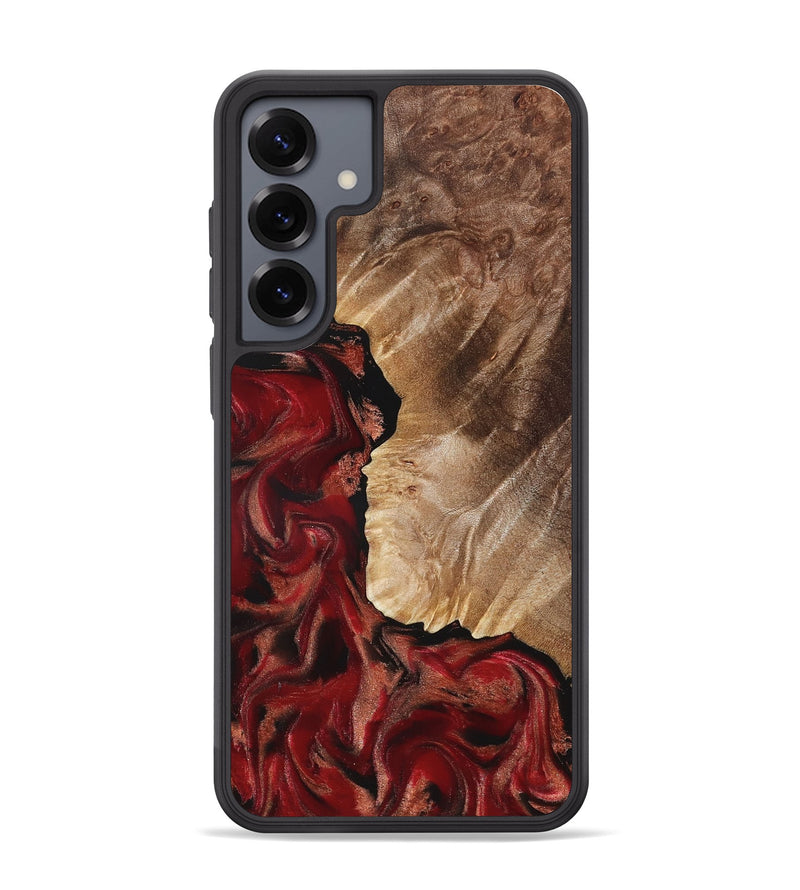 Galaxy S25 Plus Wood Phone Case - Etta (Red, 822333)