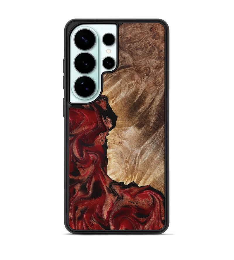 Galaxy S26 Ultra Wood Phone Case - Etta (Red, 822333)