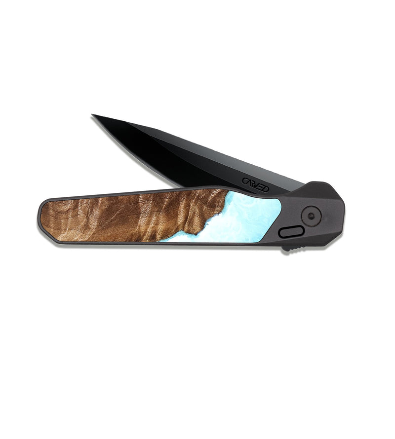 EDC Dark Slate Wood Pocket Knife - Holly (Coastal, 822343)