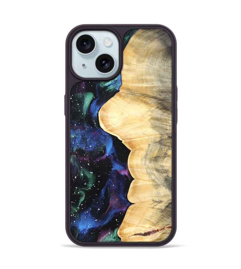 iPhone 15 Wood Phone Case - Elle (Cosmos, 822366)