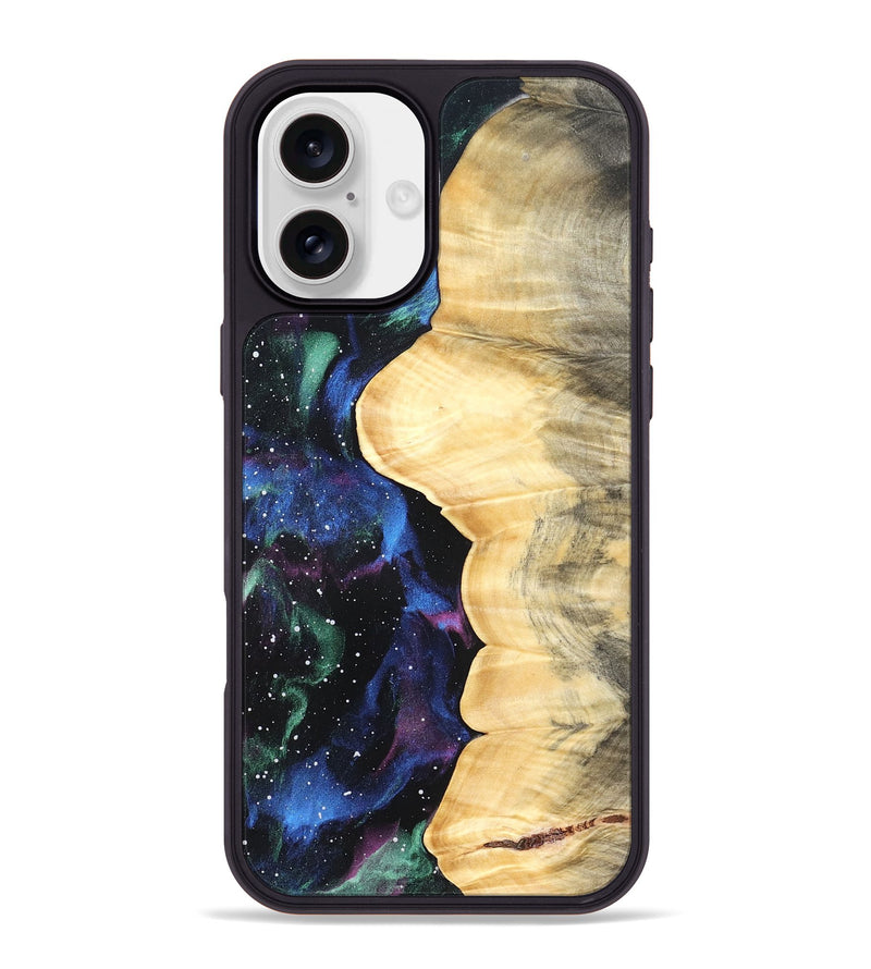 iPhone 16 Plus Wood Phone Case - Elle (Cosmos, 822366)