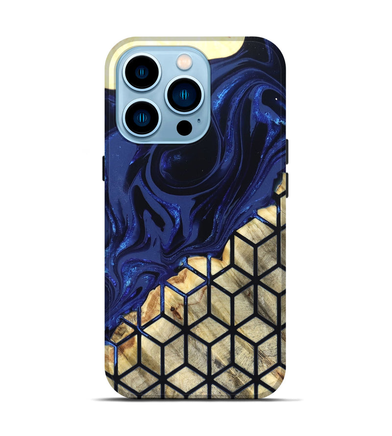 iPhone 14 Pro Wood Live Edge Phone Case - Tricia (Pattern, 822379)
