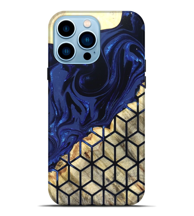 iPhone 14 Pro Max Wood Live Edge Phone Case - Tricia (Pattern, 822379)