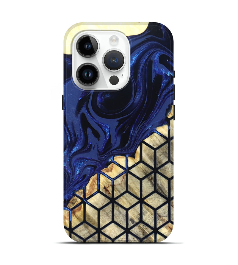 iPhone 15 Pro Wood Live Edge Phone Case - Tricia (Pattern, 822379)