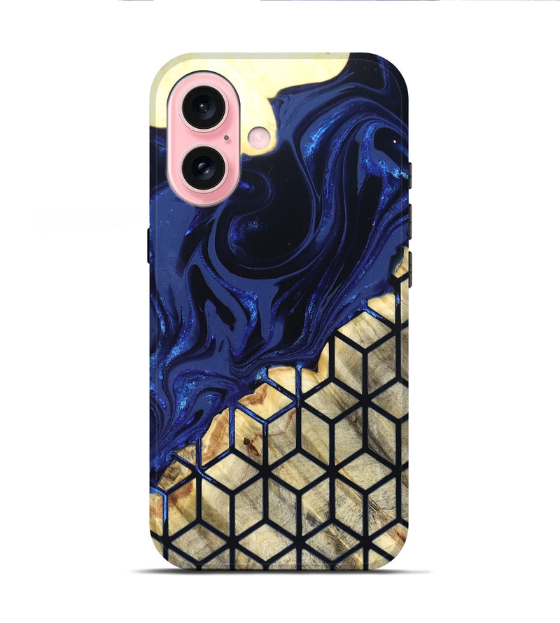iPhone 16 Wood Live Edge Phone Case - Tricia (Pattern, 822379)
