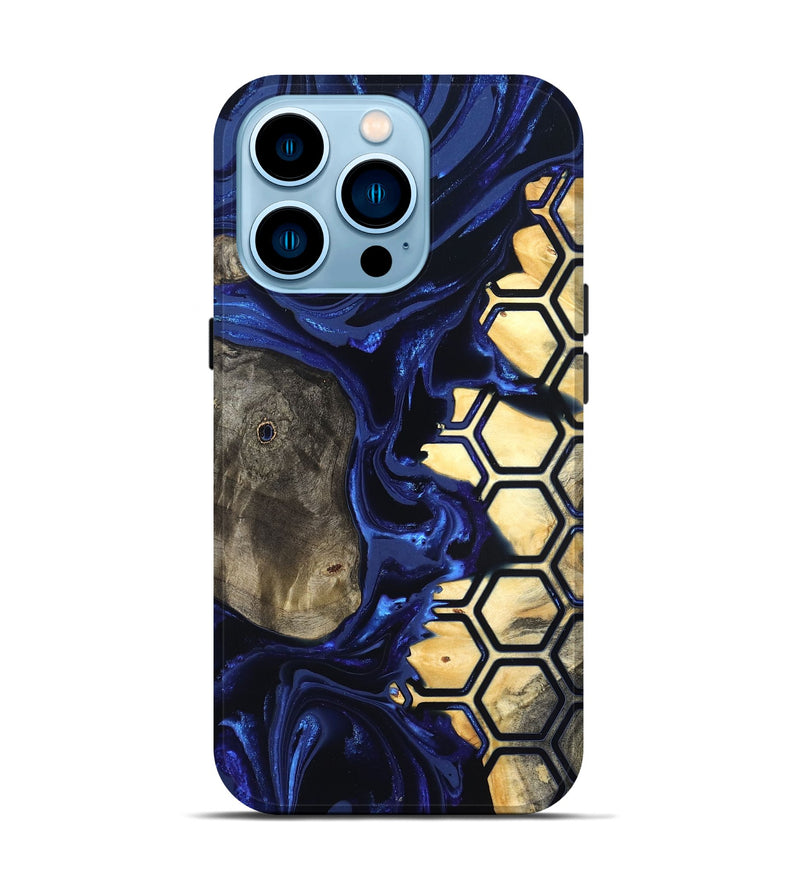 iPhone 14 Pro Wood Live Edge Phone Case - Shmuel (Pattern, 822381)