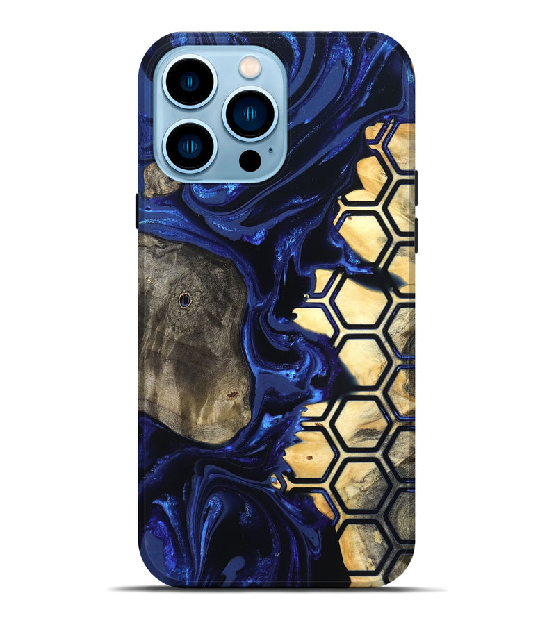 iPhone 14 Pro Max Wood Live Edge Phone Case - Shmuel (Pattern, 822381)