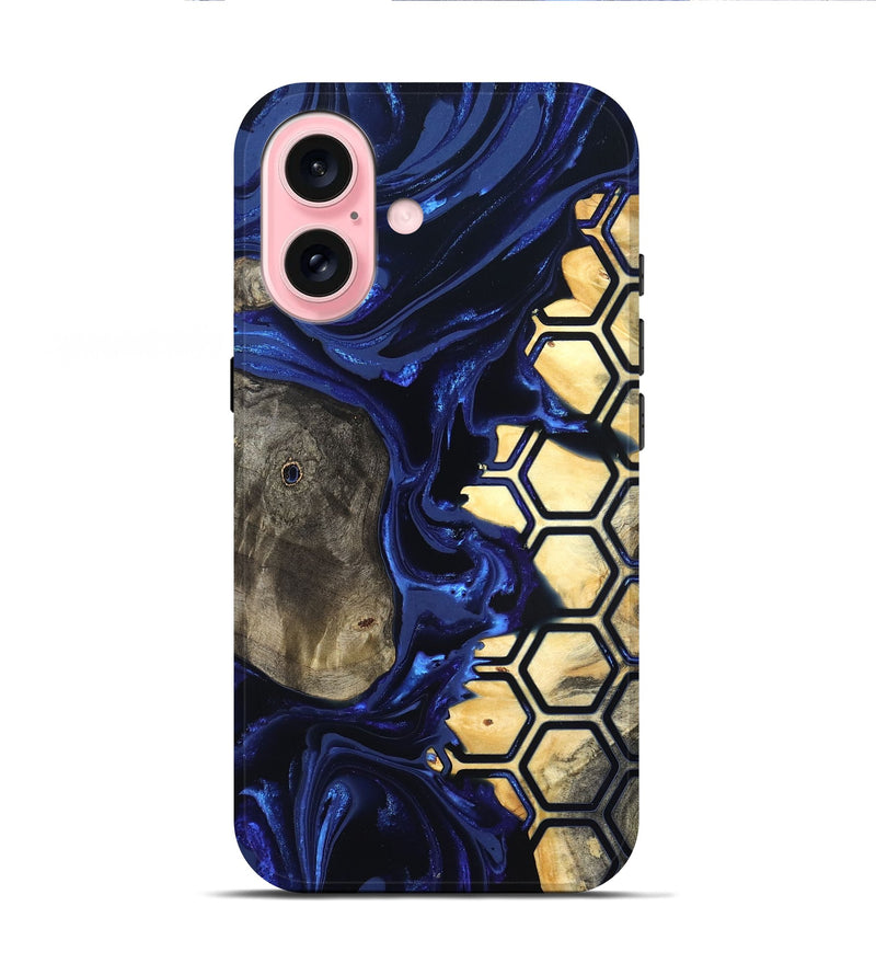 iPhone 16 Wood Live Edge Phone Case - Shmuel (Pattern, 822381)
