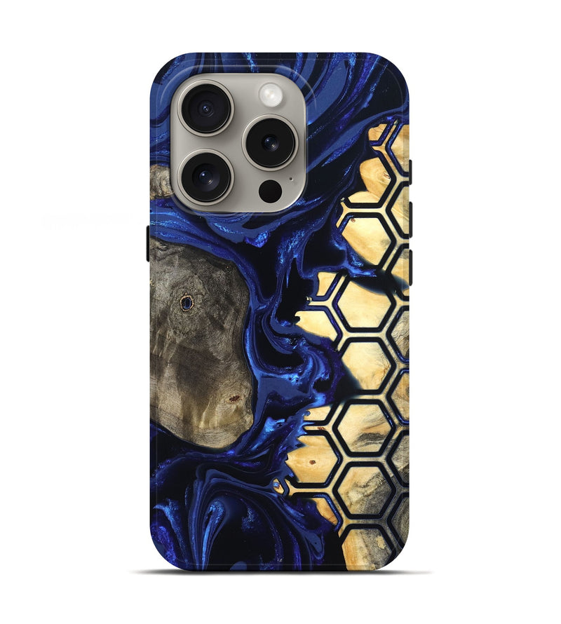 iPhone 16 Pro Wood Live Edge Phone Case - Shmuel (Pattern, 822381)