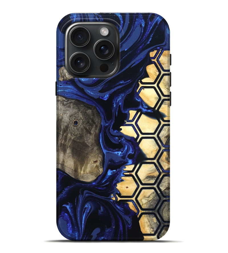 iPhone 16 Pro Max Wood Live Edge Phone Case - Shmuel (Pattern, 822381)