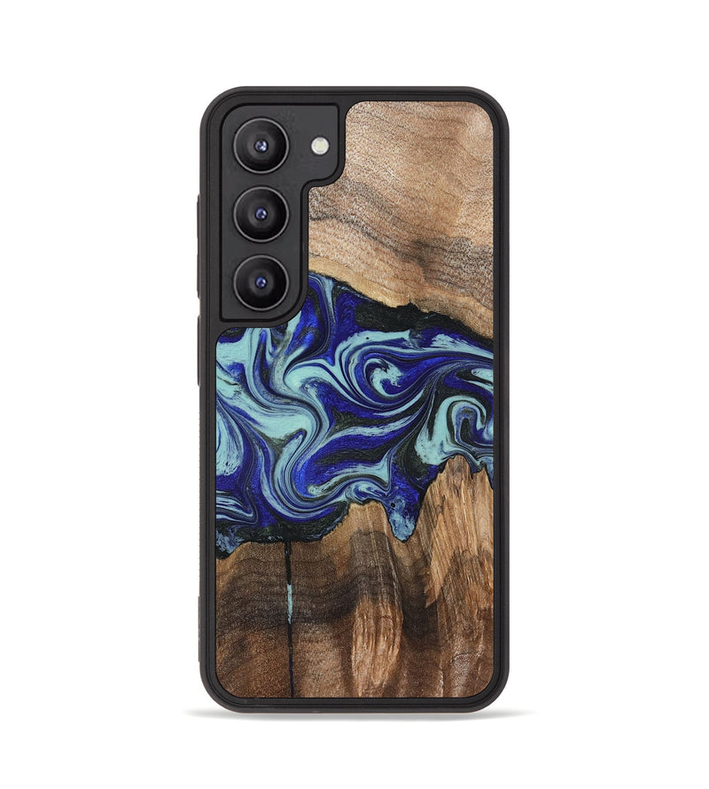 Galaxy S23 Wood Phone Case - Rylan (Blue, 822447)
