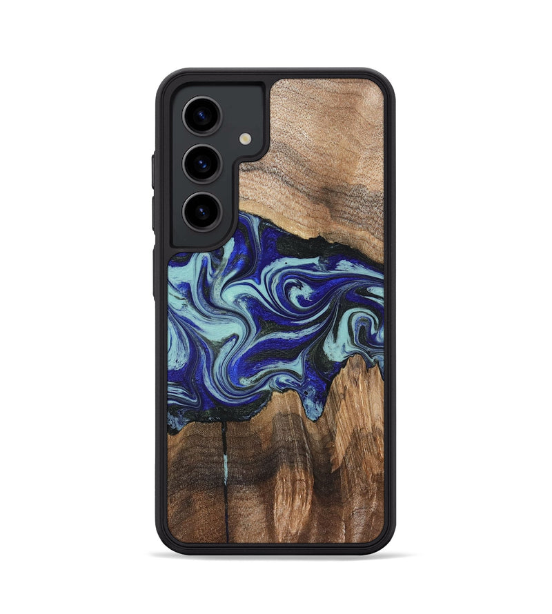 Galaxy S24 Wood Phone Case - Rylan (Blue, 822447)