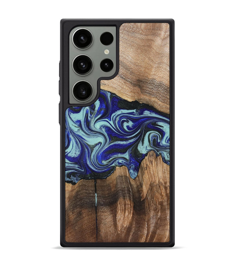 Galaxy S24 Ultra Wood Phone Case - Rylan (Blue, 822447)