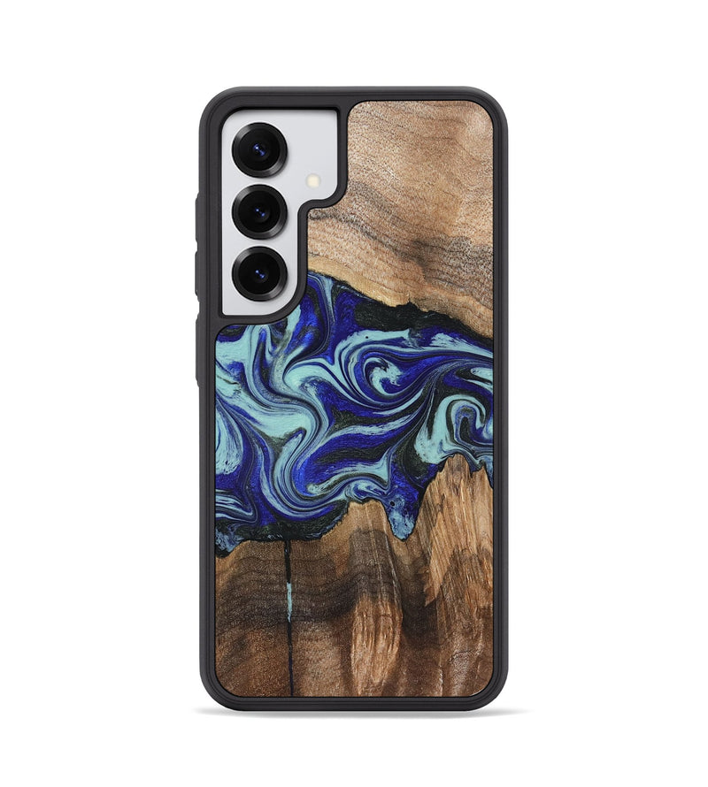 Galaxy S25 Wood Phone Case - Rylan (Blue, 822447)