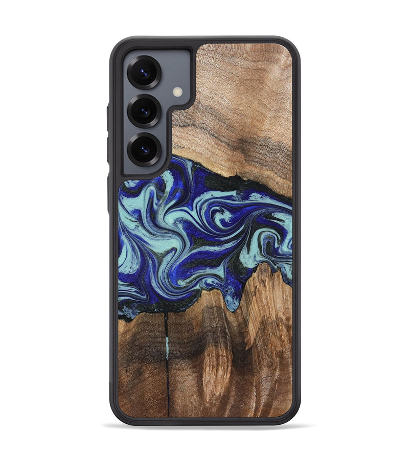 Galaxy S25 Plus Wood Phone Case - Rylan (Blue, 822447)