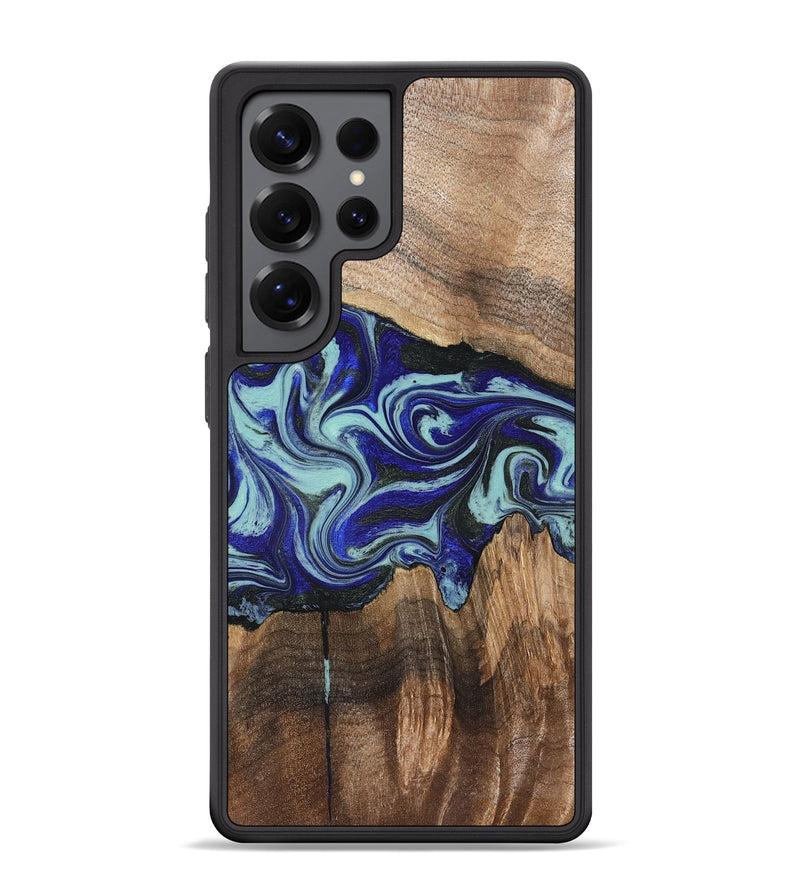 Galaxy S25 Ultra Wood Phone Case - Rylan (Blue, 822447)