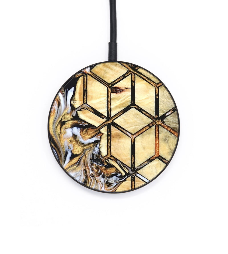 Circle Wood Wireless Charger - Lew (Pattern, 822480)