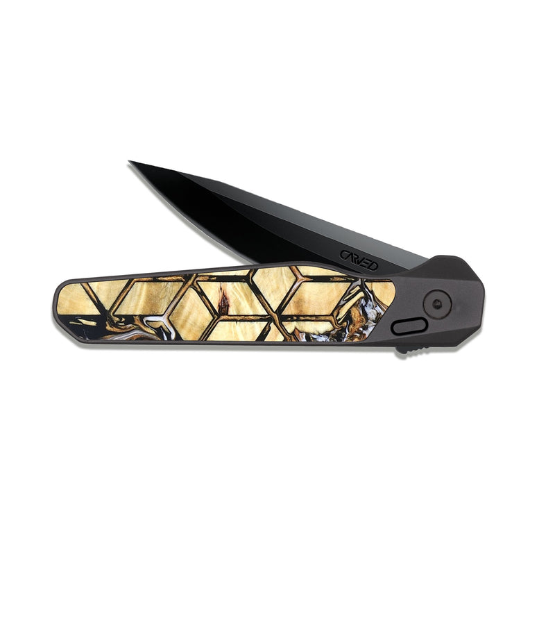 EDC Dark Slate Wood Pocket Knife - Lew (Pattern, 822480)