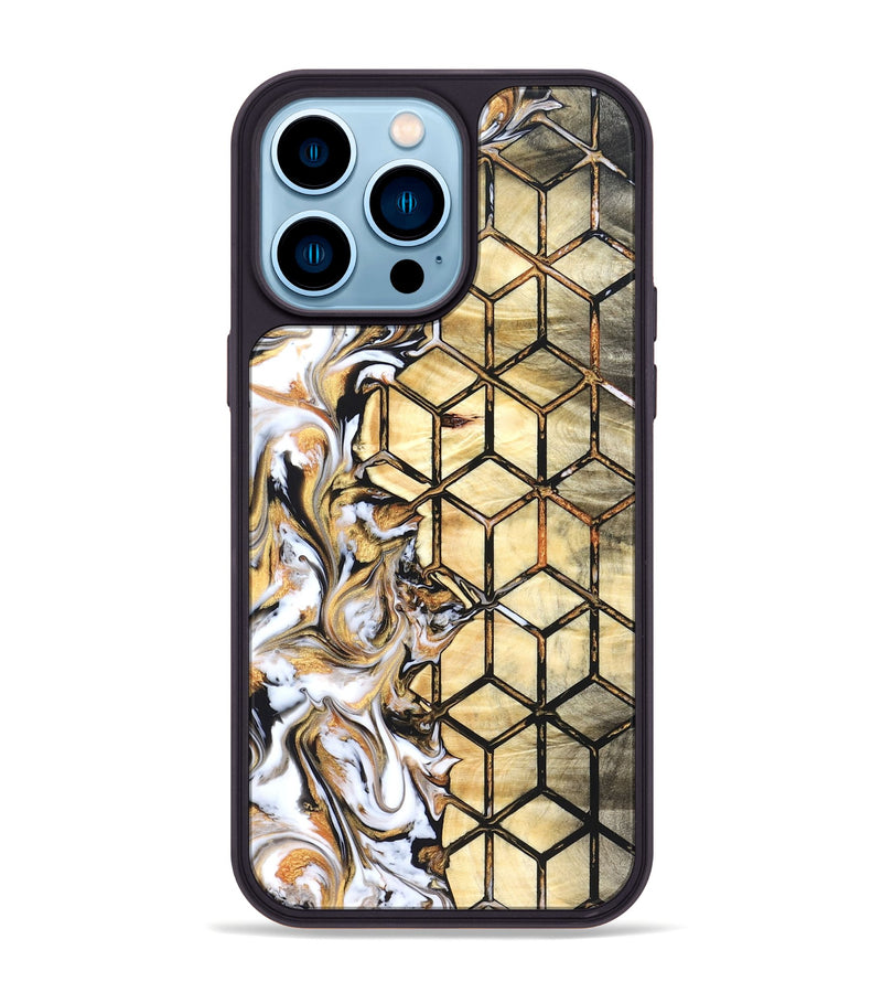 iPhone 14 Pro Max Wood Phone Case - Lew (Pattern, 822480)