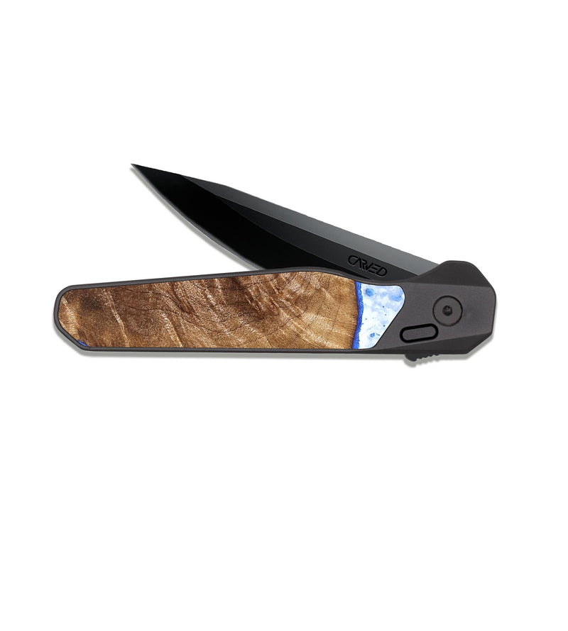 EDC Dark Slate Wood Pocket Knife - Dalia (Coastal, 822516)