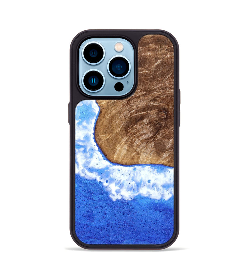 iPhone 14 Pro Wood Phone Case - Dalia (Coastal, 822516)