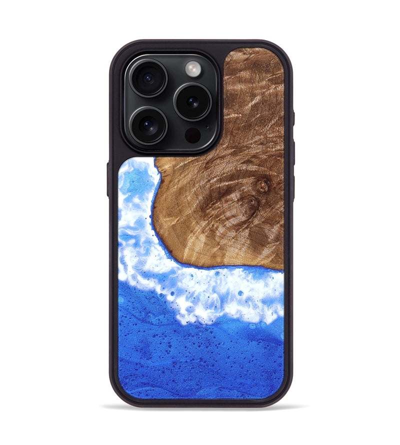 iPhone 15 Pro Wood Phone Case - Dalia (Coastal, 822516)
