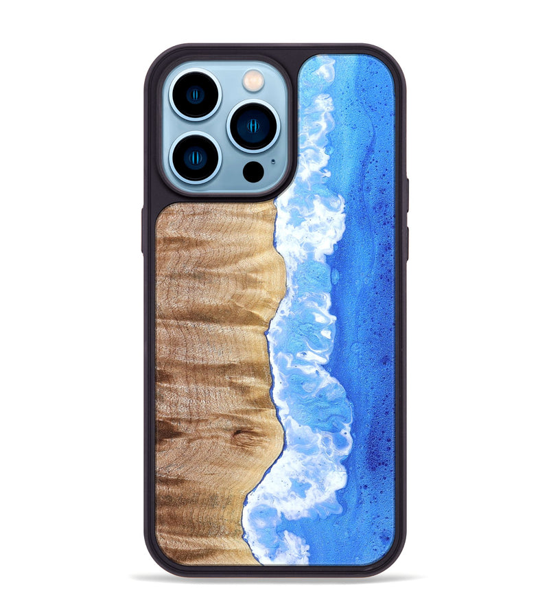 iPhone 14 Pro Max Wood Phone Case - Brenna (Coastal, 822518)