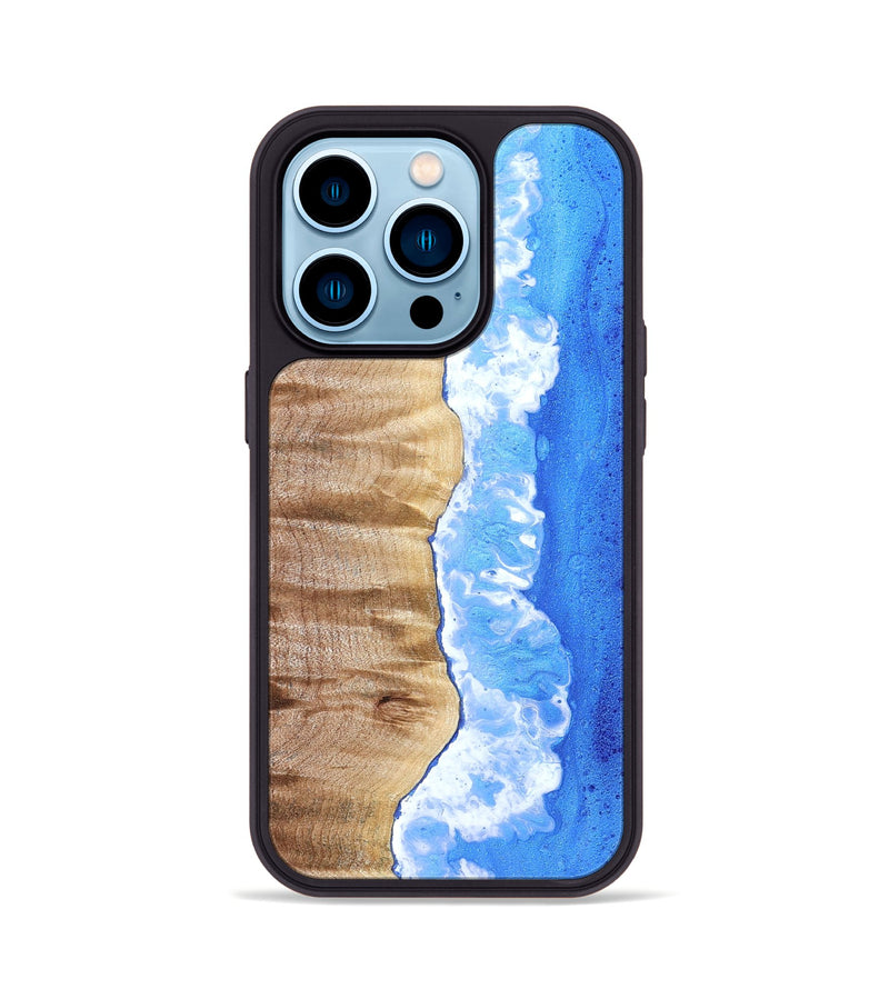 iPhone 14 Pro Wood Phone Case - Brenna (Coastal, 822518)