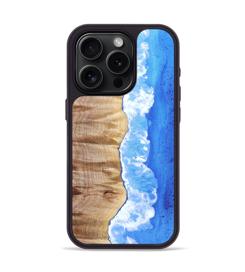 iPhone 15 Pro Wood Phone Case - Brenna (Coastal, 822518)