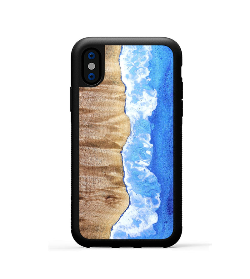 iPhone Xs Wood Phone Case - Brenna (Coastal, 822518)