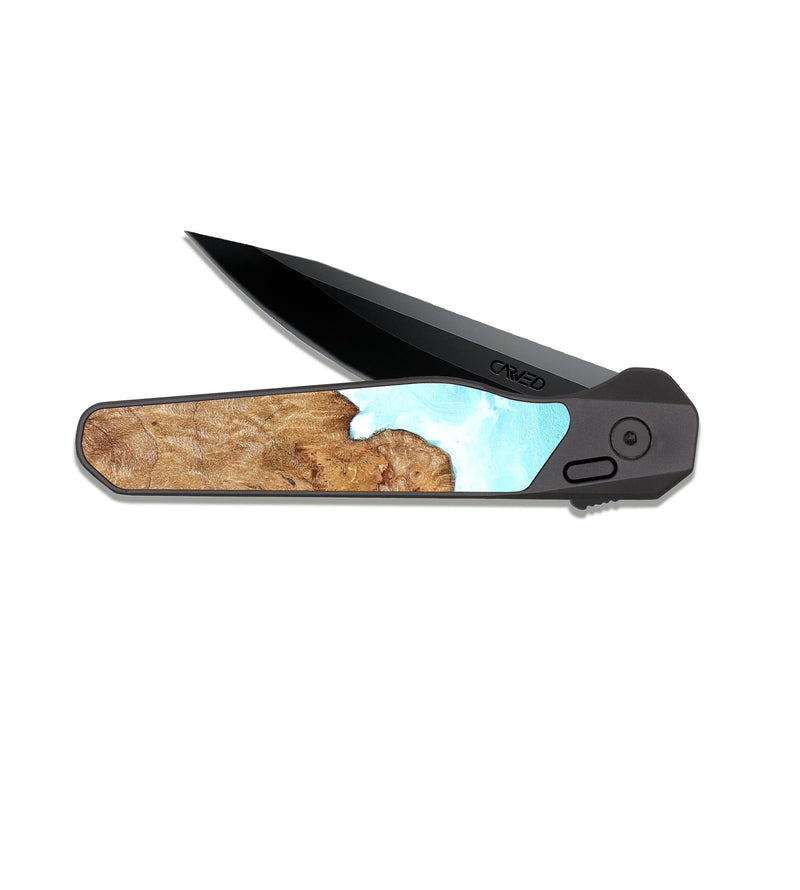 EDC Dark Slate Wood Pocket Knife - Bernie (Coastal, 822521)